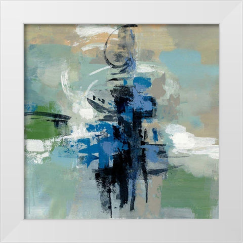 Vista Point II White Modern Wood Framed Art Print by Vassileva, Silvia
