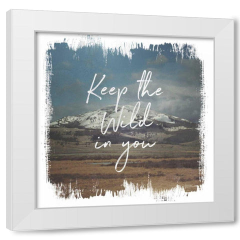 Wild Wishes I White Modern Wood Framed Art Print by Marshall, Laura