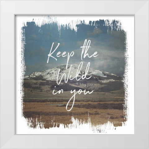 Wild Wishes I White Modern Wood Framed Art Print by Marshall, Laura