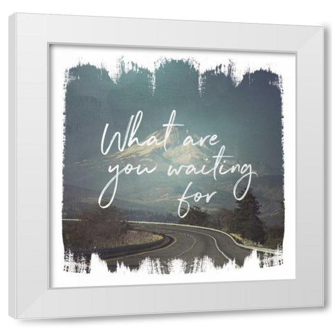 Wild Wishes III White Modern Wood Framed Art Print by Marshall, Laura
