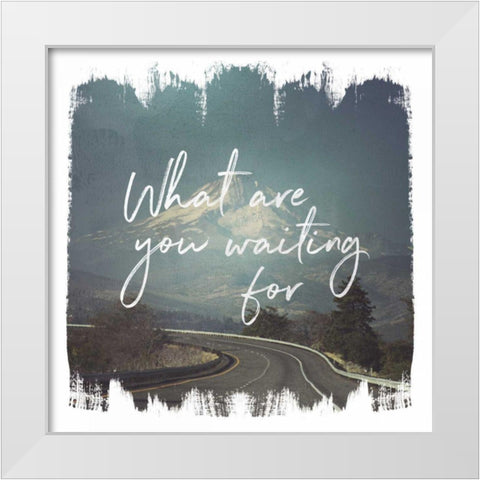 Wild Wishes III White Modern Wood Framed Art Print by Marshall, Laura