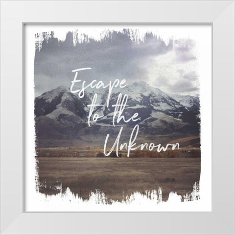 Wild Wishes IV White Modern Wood Framed Art Print by Marshall, Laura