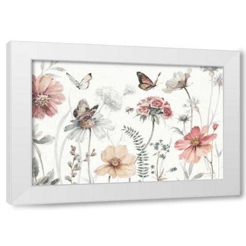 A Country Weekend I White Modern Wood Framed Art Print by Audit, Lisa