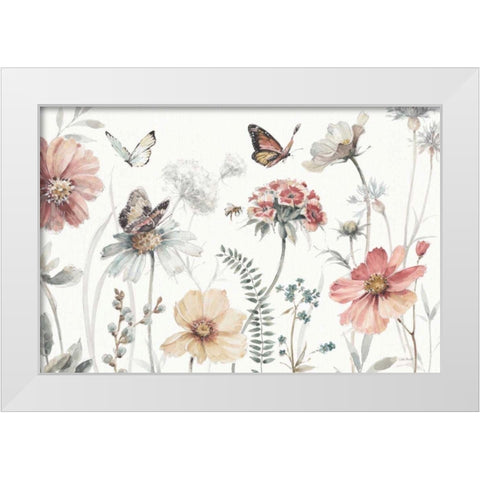 A Country Weekend I White Modern Wood Framed Art Print by Audit, Lisa