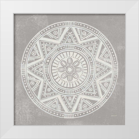 Seville I FB Greige White Modern Wood Framed Art Print by Lovell, Kathrine