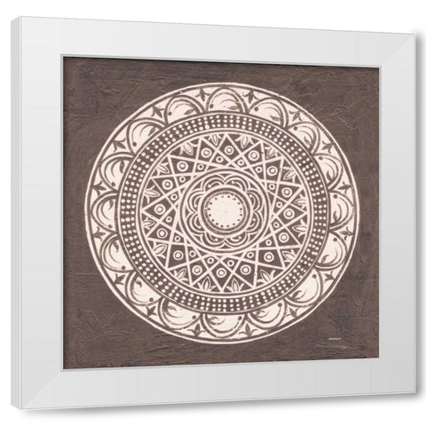 Seville III FB Spice White Modern Wood Framed Art Print by Lovell, Kathrine