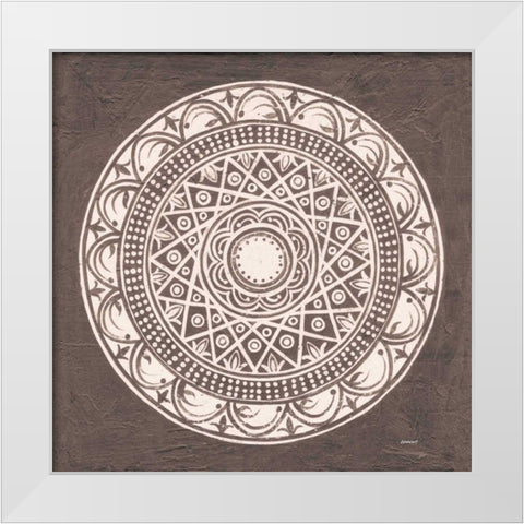 Seville III FB Spice White Modern Wood Framed Art Print by Lovell, Kathrine