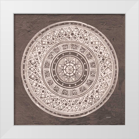 Seville IV FB Spice White Modern Wood Framed Art Print by Lovell, Kathrine