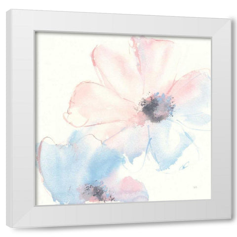 Parfait Cosmos I White Modern Wood Framed Art Print by Paschke, Chris