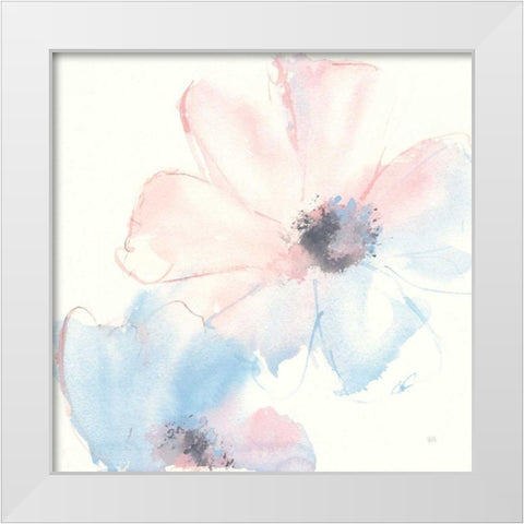 Parfait Cosmos I White Modern Wood Framed Art Print by Paschke, Chris