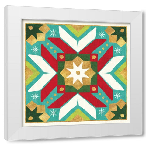 Winter Wishes VI White Modern Wood Framed Art Print by Charron, Veronique