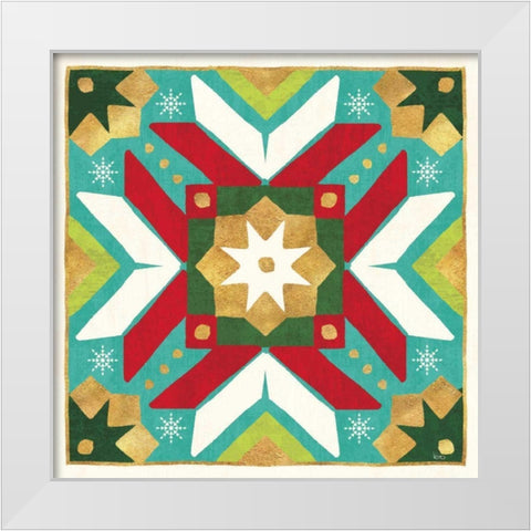 Winter Wishes VI White Modern Wood Framed Art Print by Charron, Veronique