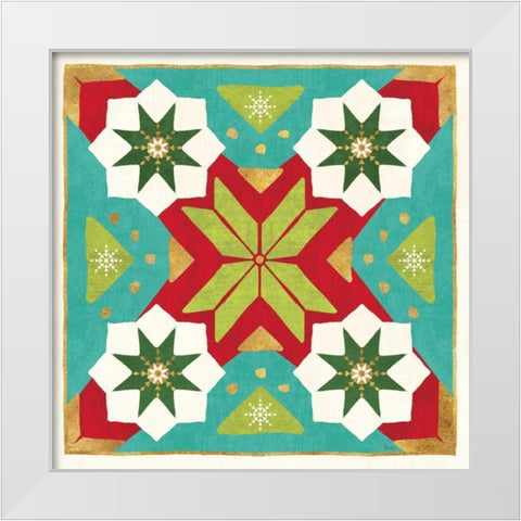 Winter Wishes VII White Modern Wood Framed Art Print by Charron, Veronique