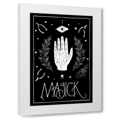 All Hallows Eve I White Modern Wood Framed Art Print by Miller, Sara Zieve