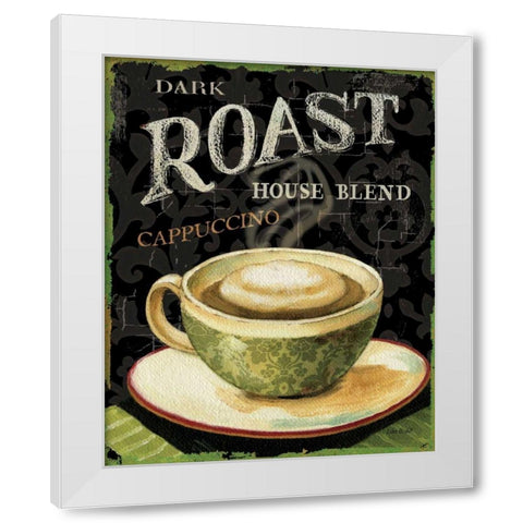 Today s Coffee III White Modern Wood Framed Art Print by Audit, Lisa
