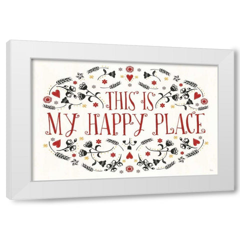 Otomi Farm I White Modern Wood Framed Art Print by Charron, Veronique