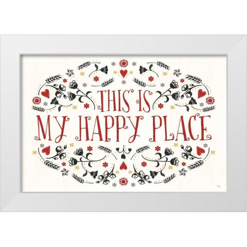 Otomi Farm I White Modern Wood Framed Art Print by Charron, Veronique