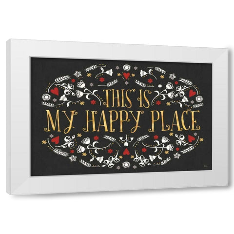 Otomi Farm I Black White Modern Wood Framed Art Print by Charron, Veronique