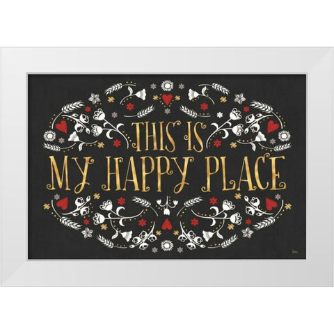 Otomi Farm I Black White Modern Wood Framed Art Print by Charron, Veronique