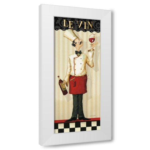 Chefs Masterpiece I White Modern Wood Framed Art Print by Audit, Lisa