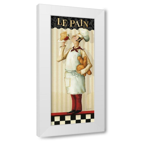 Chefs Masterpiece III White Modern Wood Framed Art Print by Audit, Lisa