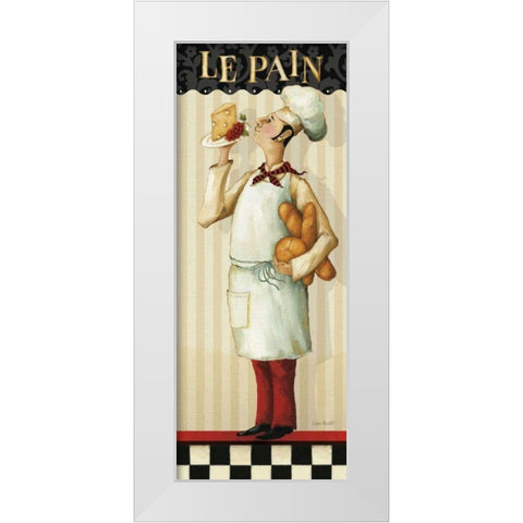 Chefs Masterpiece III White Modern Wood Framed Art Print by Audit, Lisa