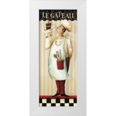 Chefs Masterpiece IV White Modern Wood Framed Art Print by Audit, Lisa