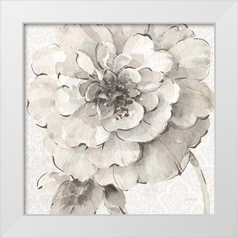 Indigold VII Gray White Modern Wood Framed Art Print by Audit, Lisa