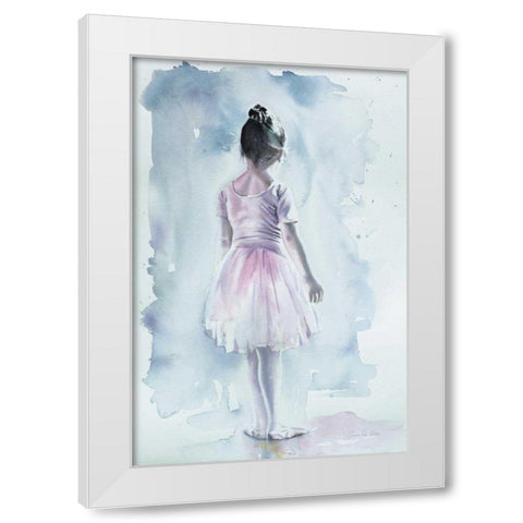 Time to go on White Modern Wood Framed Art Print by Valle, Aimee Del