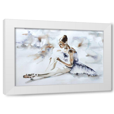 Dress Rehearsal White Modern Wood Framed Art Print by Valle, Aimee Del