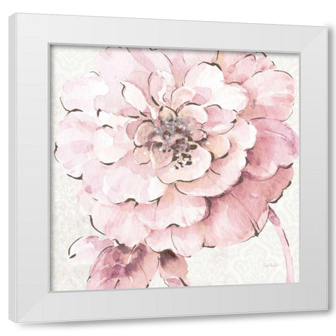 Indigold VII Pink White Modern Wood Framed Art Print by Audit, Lisa