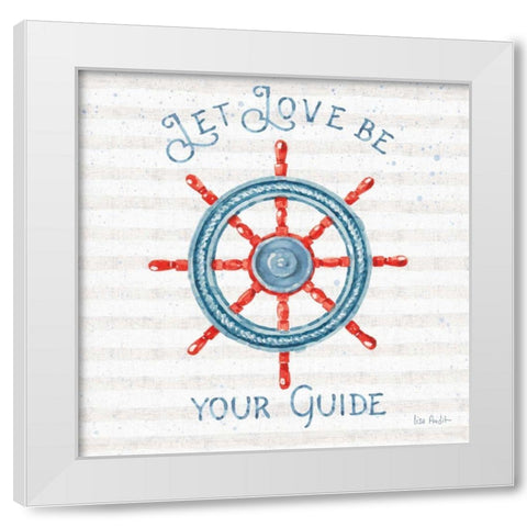 Nautical Life V White Modern Wood Framed Art Print by Audit, Lisa