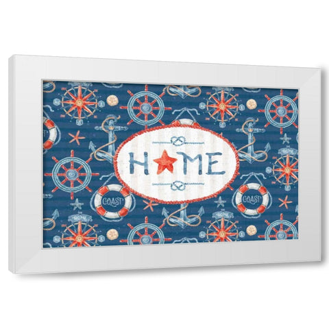 Nautical Life XIII White Modern Wood Framed Art Print by Audit, Lisa