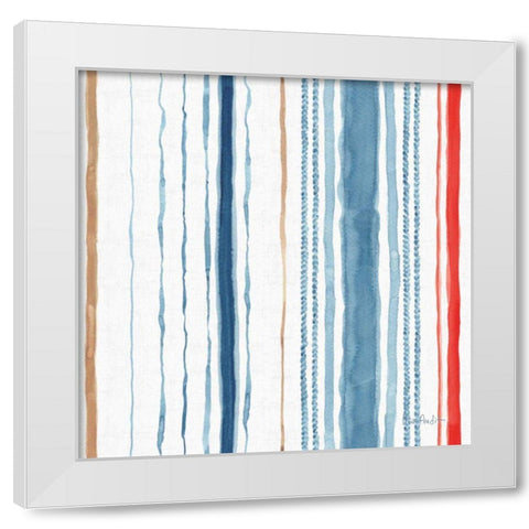Nautical Life Step 10 White Modern Wood Framed Art Print by Audit, Lisa