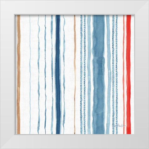 Nautical Life Step 10 White Modern Wood Framed Art Print by Audit, Lisa