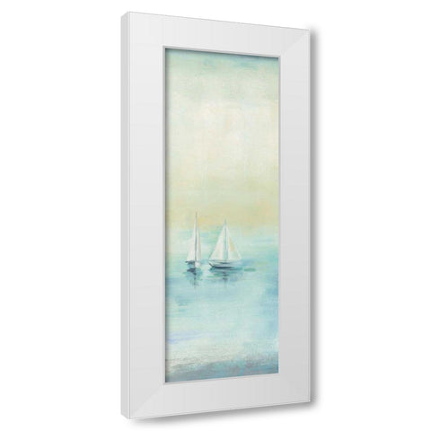 Early Morning Sea II White Modern Wood Framed Art Print by Vassileva, Silvia