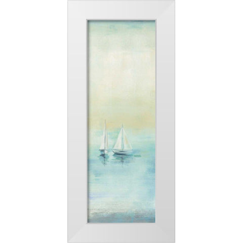 Early Morning Sea II White Modern Wood Framed Art Print by Vassileva, Silvia