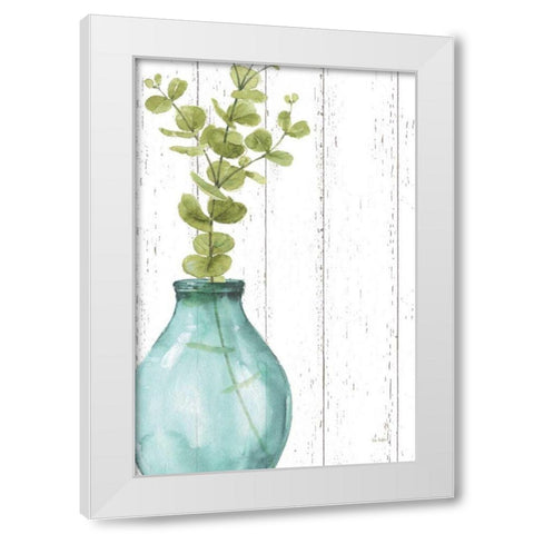 Mixed Greens LXXXV Shiplap Crop White Modern Wood Framed Art Print by Audit, Lisa