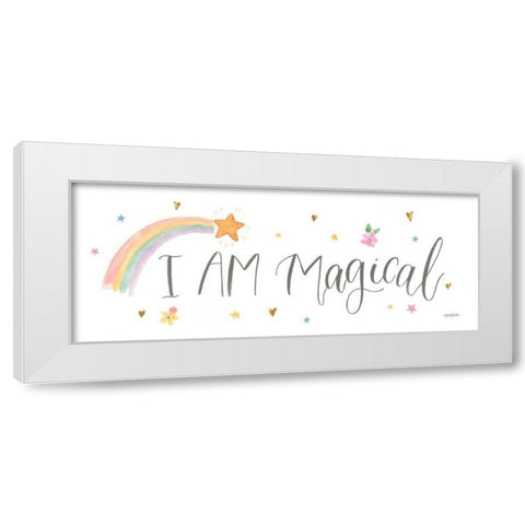 Magical Friends VI White Modern Wood Framed Art Print by Jackson, Jenaya