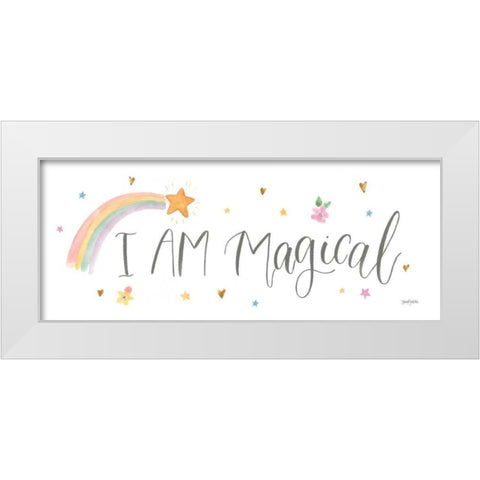 Magical Friends VI White Modern Wood Framed Art Print by Jackson, Jenaya