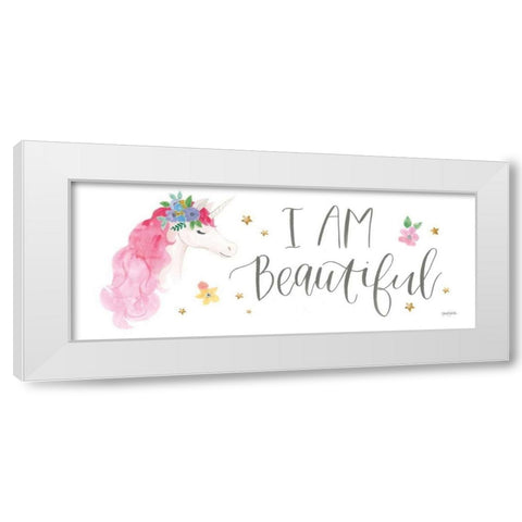 Magical Friends VII White Modern Wood Framed Art Print by Jackson, Jenaya