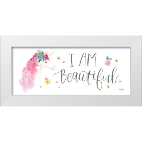 Magical Friends VII White Modern Wood Framed Art Print by Jackson, Jenaya