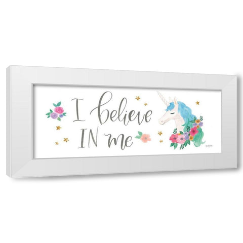 Magical Friends VIII White Modern Wood Framed Art Print by Jackson, Jenaya