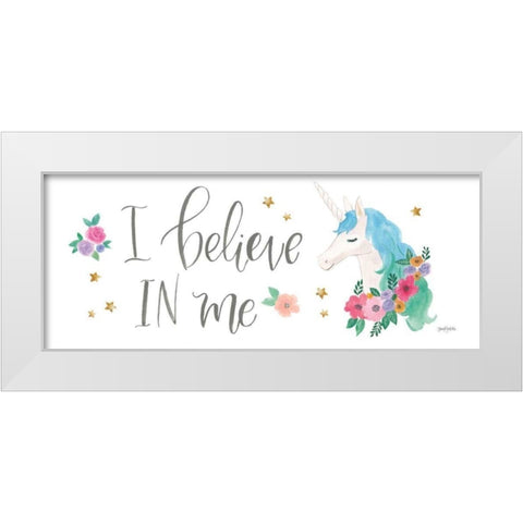 Magical Friends VIII White Modern Wood Framed Art Print by Jackson, Jenaya