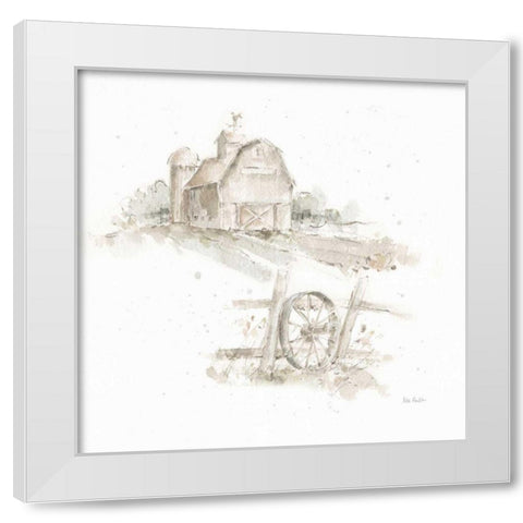 Farm Friends XV Neutral White Modern Wood Framed Art Print by Audit, Lisa