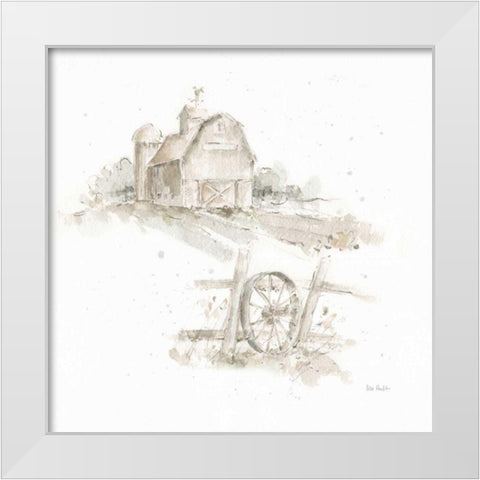Farm Friends XV Neutral White Modern Wood Framed Art Print by Audit, Lisa