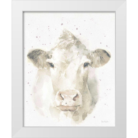 Farm Friends II v2 Neutral White Modern Wood Framed Art Print by Audit, Lisa