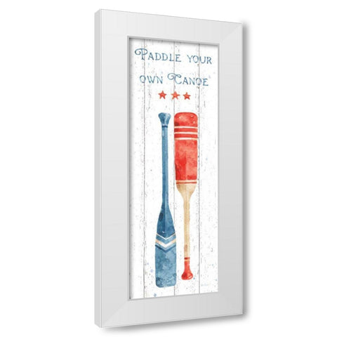 Nautical Life III Vertical White Modern Wood Framed Art Print by Audit, Lisa