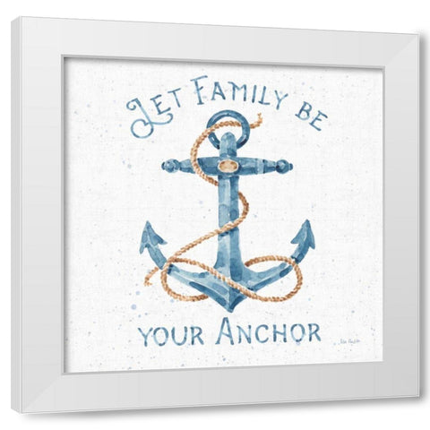Nautical Life IV No Stripes White Modern Wood Framed Art Print by Audit, Lisa