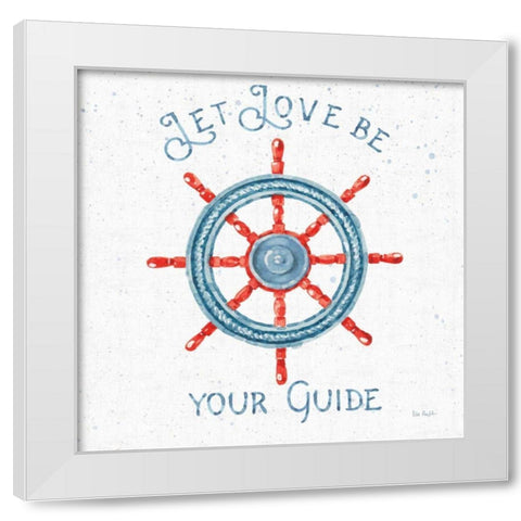 Nautical Life V No Stripes White Modern Wood Framed Art Print by Audit, Lisa